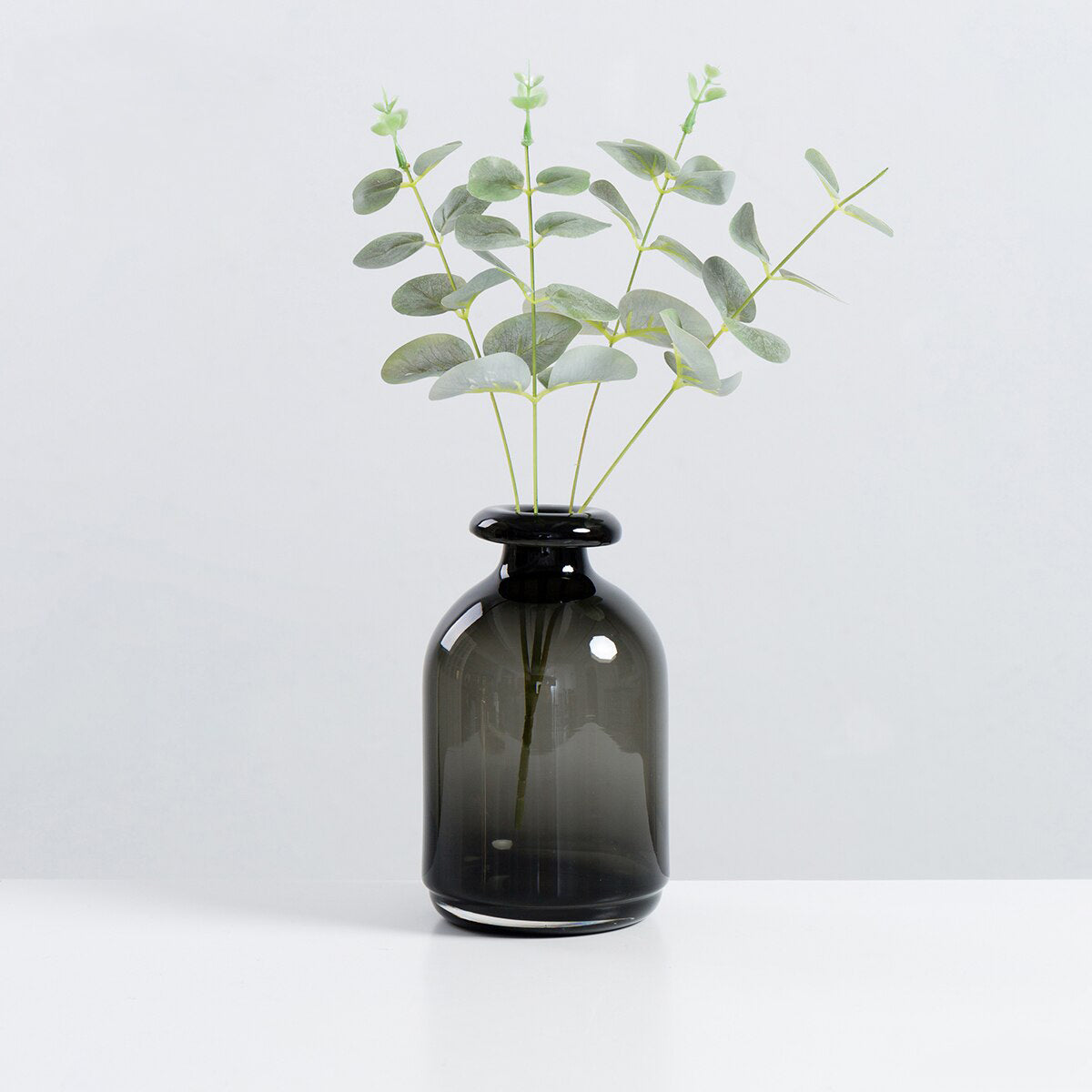 NordikVase™ Black Glass Cylinder Vase | Home Decor
