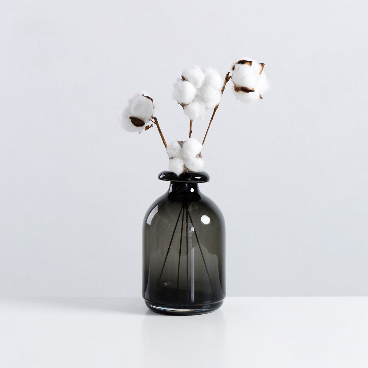 NordikVase™ Black Glass Cylinder Vase | Home Decor