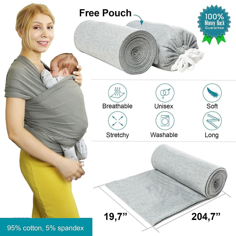 Baby Wrap Carrier Sling For Babies | Breatheable & Comfortable