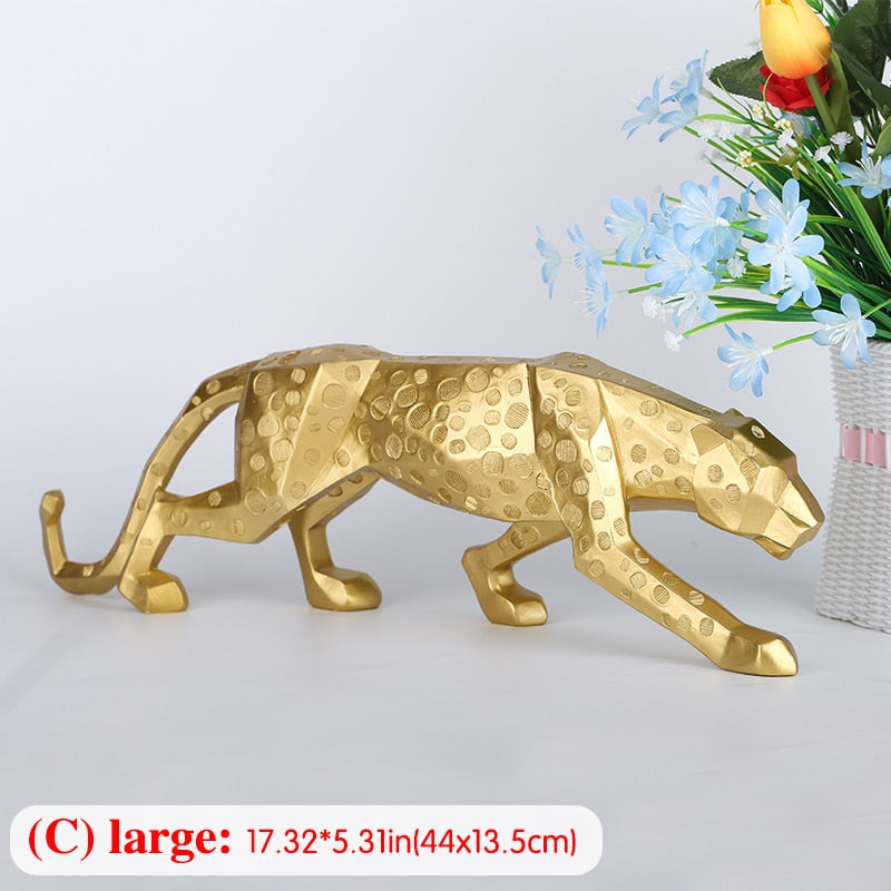 "Black Panther" Signature Sculpture | Abstract Geometric Design | Original Product