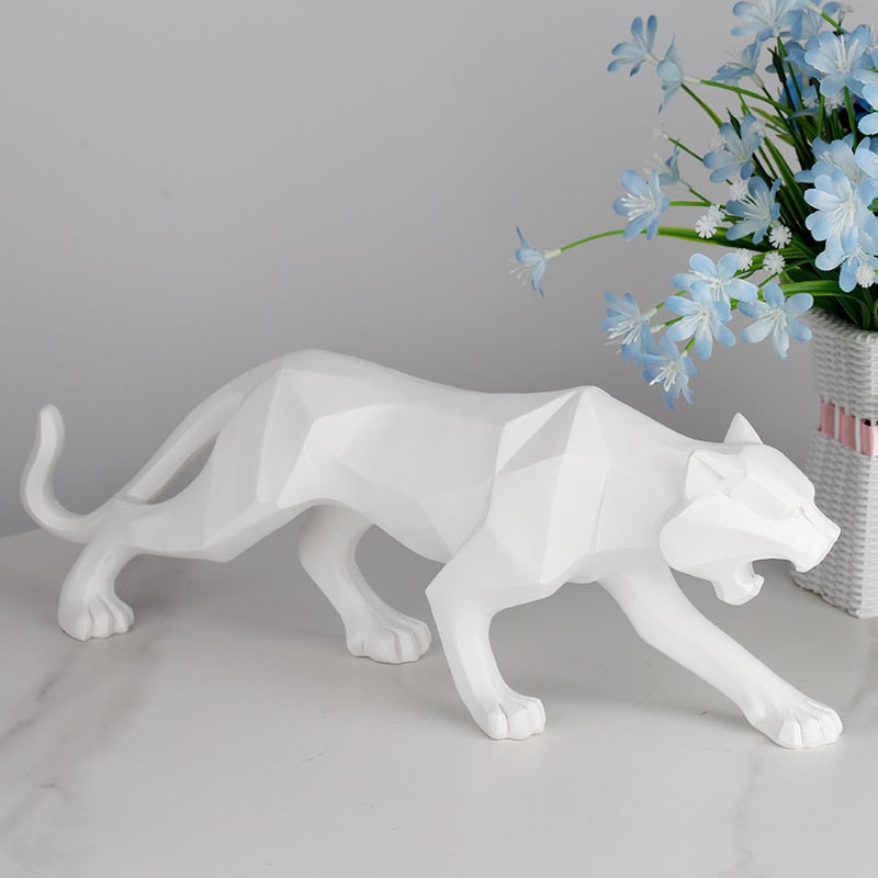 "Black Panther" Signature Sculpture | Abstract Geometric Design | Original Product