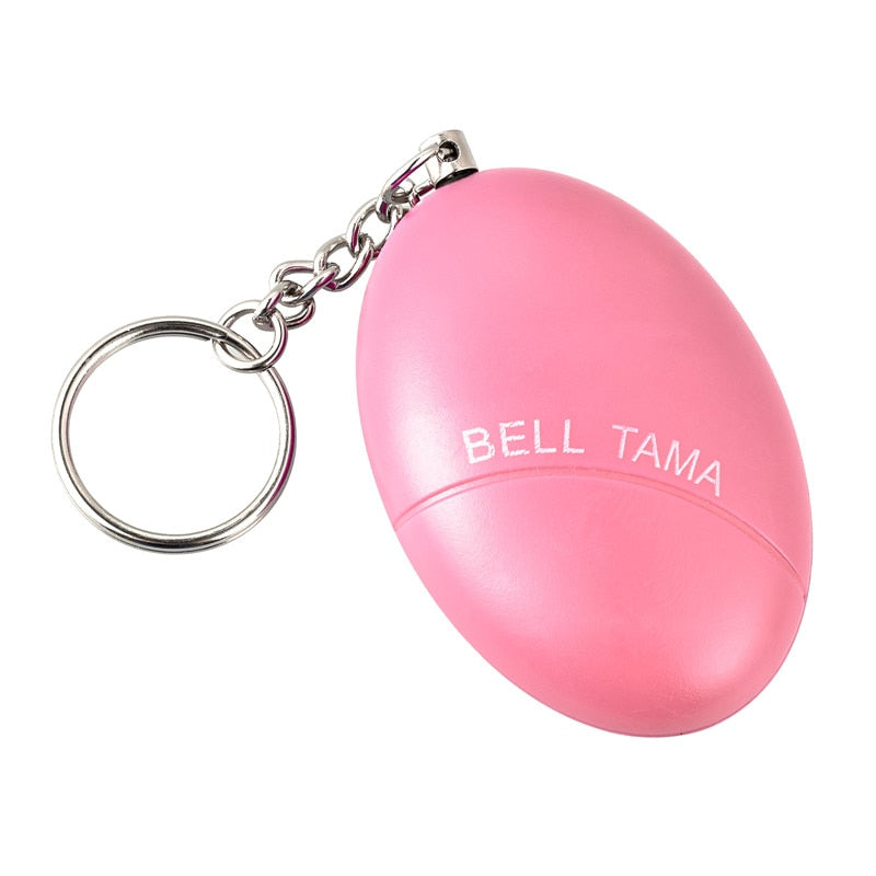 Pull-To-Activate Personal Safety Alarm with Keychain