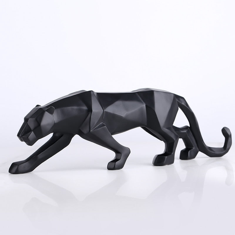 "Black Panther" Signature Sculpture | Abstract Geometric Design | Original Product