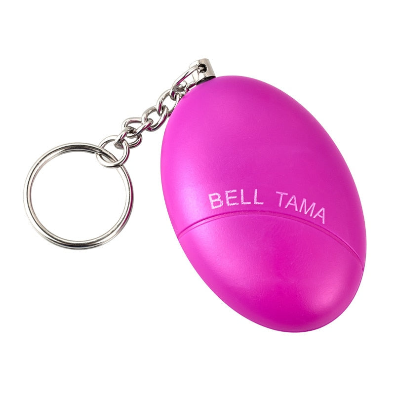 Pull-To-Activate Personal Safety Alarm with Keychain