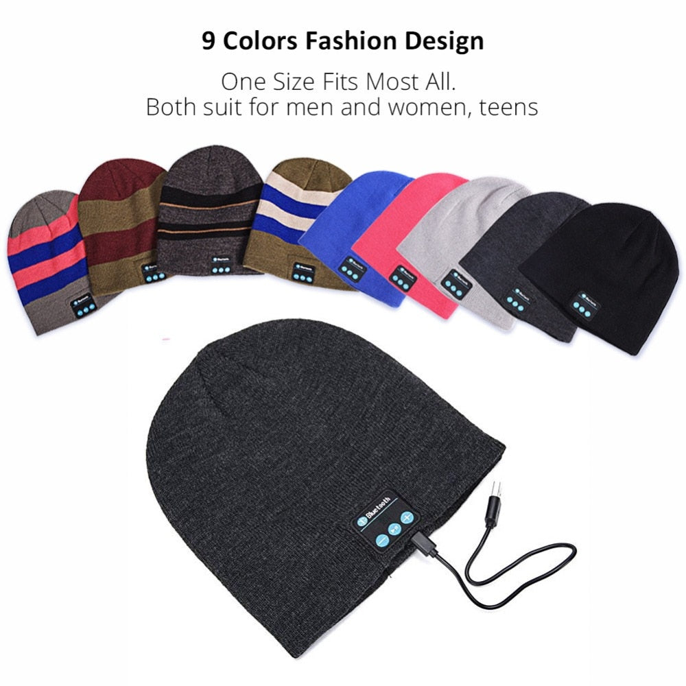 Beanie Hat with Integrated Headphone | Bluetooth