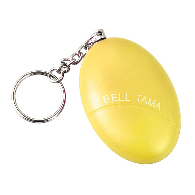 Pull-To-Activate Personal Safety Alarm with Keychain