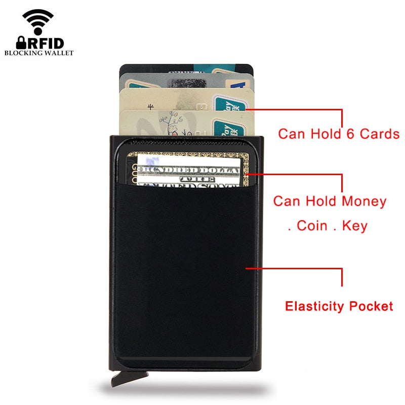 Pop-Out Metal Card Holder | RFID Protection | Flash Sale